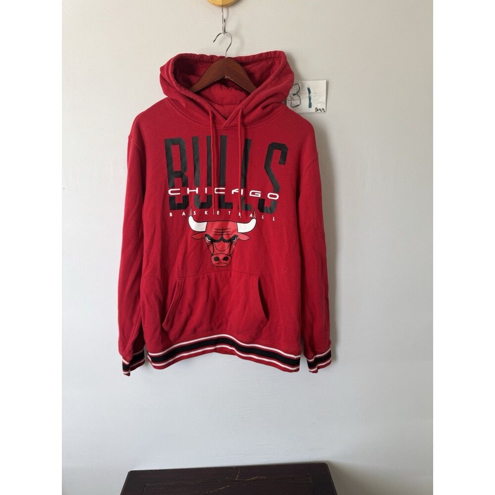 Chicago Bulls Ultra Game Hoodie Red NBA Basketball Men’s M/L Graphic
